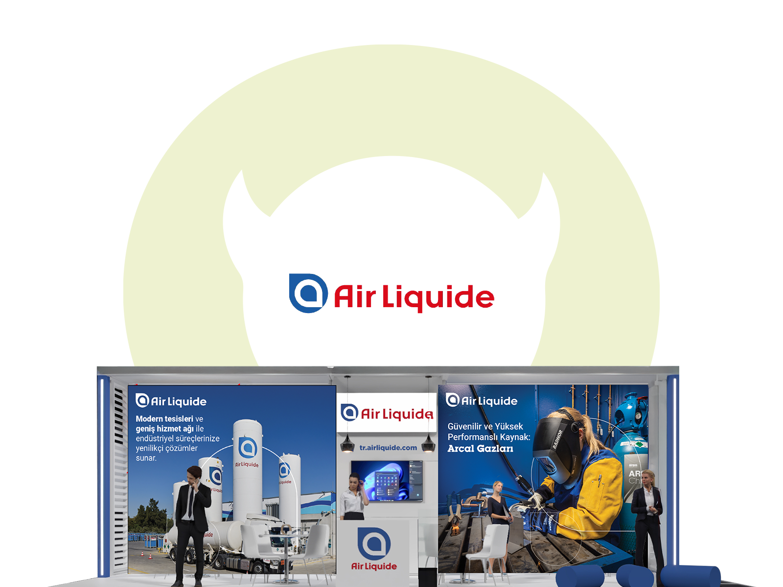 OGRE’nin Air Liquide proje görselleri